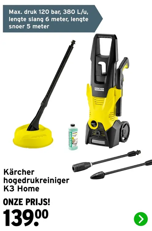 Aanbieding: Hogedrukreiniger K3 Home