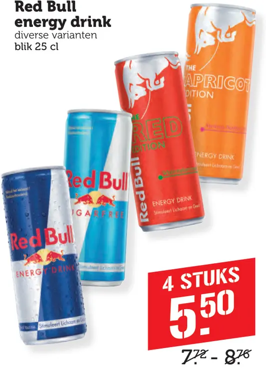 Aanbieding: Red Bull energy drink