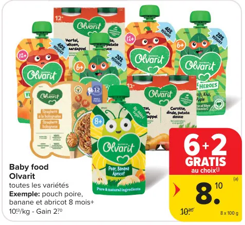 Offre: Baby food