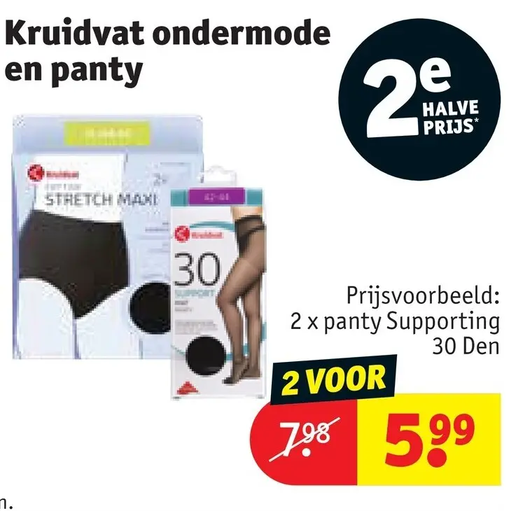 Promotie: Ondermode en panty