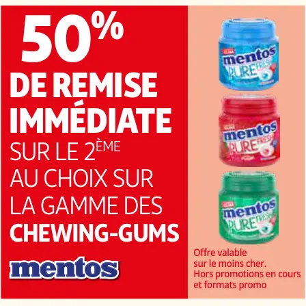 Promotie: Chewing-gums