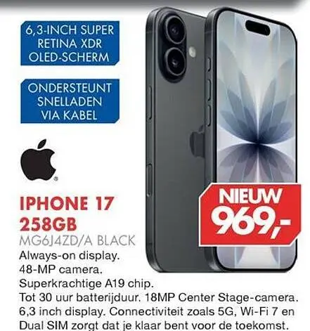 Aanbieding: Iphone 17