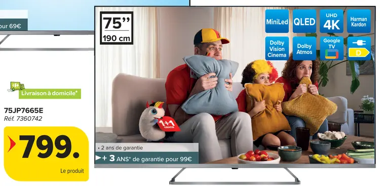Offre: TV 75JP7665E