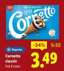 Aanbieding: Cornetto classic
