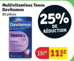 Offre: Multivitamines Teens