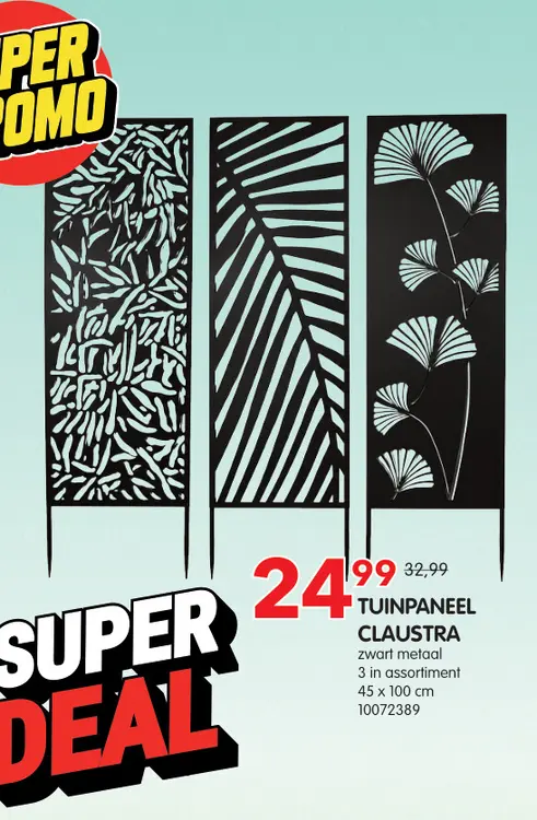 Promotie: Tuinpaneel claustra