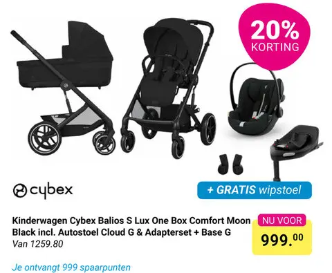 Aanbieding: Kinderwagen Cybex Balios S Lux One Box Comfor