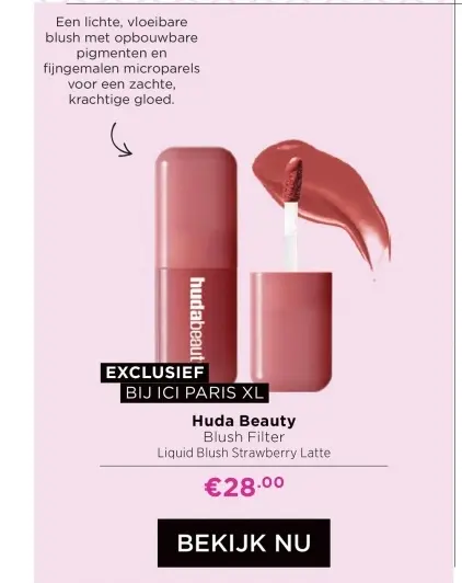 Aanbieding: Huda Beauty Blush Filter Liquid Blush Strawberry Latte