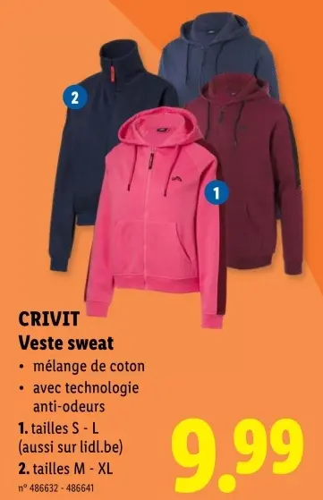 Offre: Veste sweat