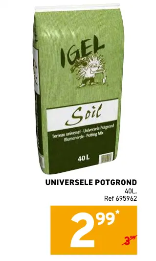 Promotie: Universele potgrond