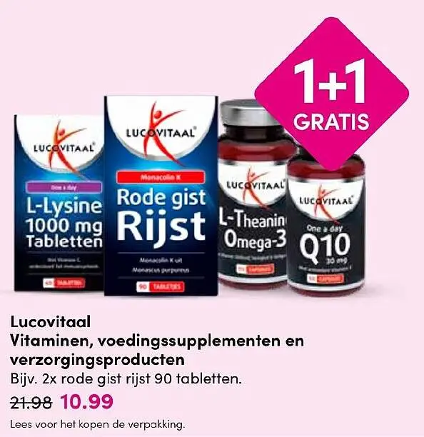 Aanbieding: Vitaminen, voedingssupplementen en verzorging