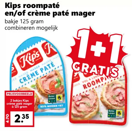 Aanbieding: Roompaté en/of crème paté mager
