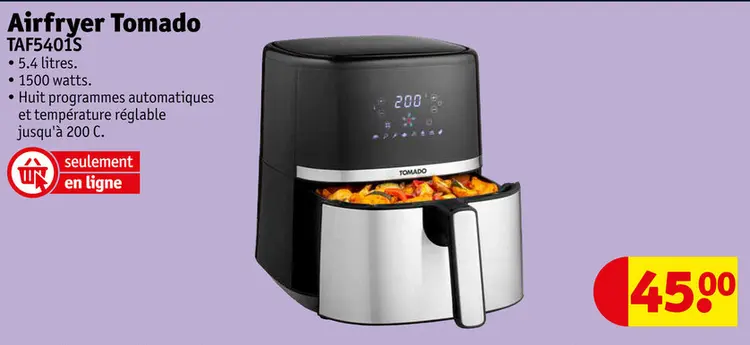 Offre: Airfryer Tomado