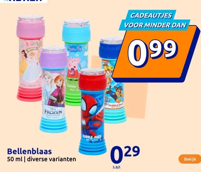 Aanbieding: Bellenblaas
