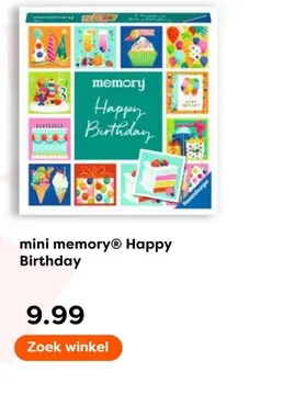 Aanbieding: mini memory® Happy Birthday
