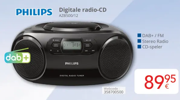 Aanbieding: Digitale radio-CD