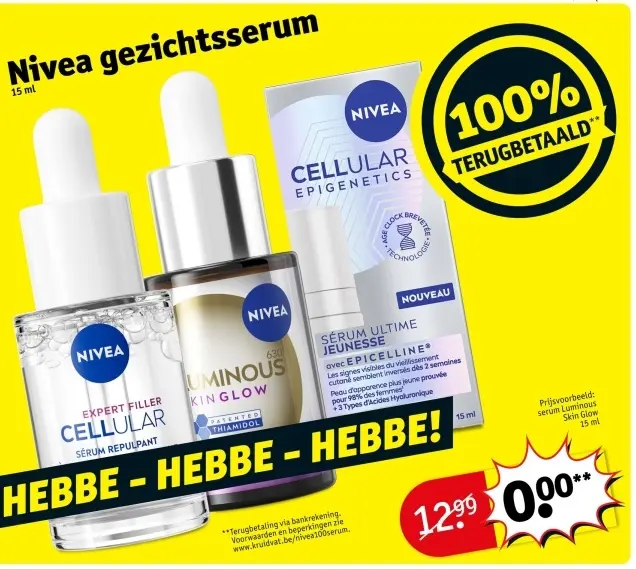Aanbieding: Nivea gezichtsserum