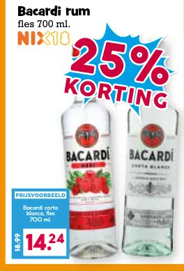 Aanbieding: Bacardi rum