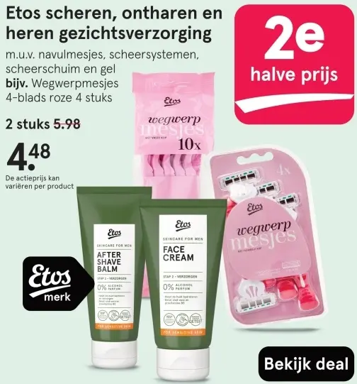 Aanbieding: Scheren, ontharen en heren gezichtsverzorging