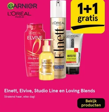 Aanbieding: Elnett, Elvive, Studio Line en Loving Blends