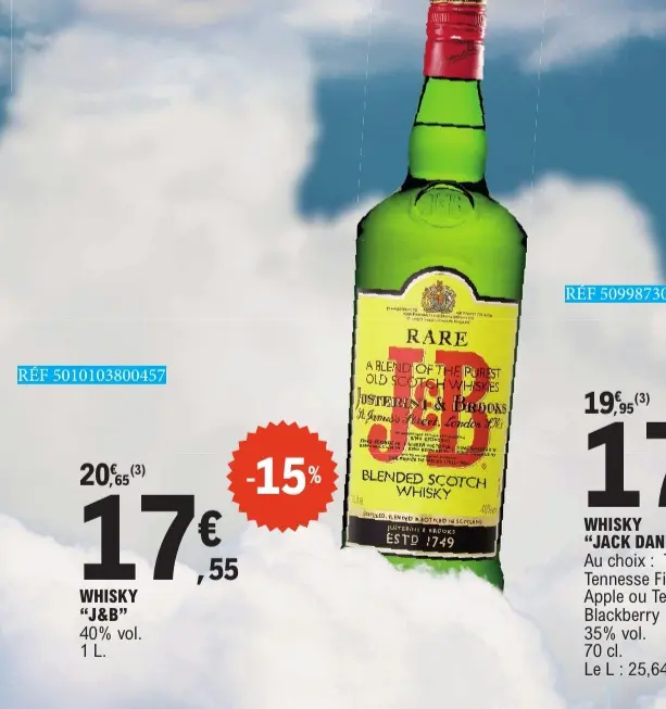 Promotie: Whisky "J&B"