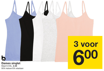 Aanbieding: Dames singlet