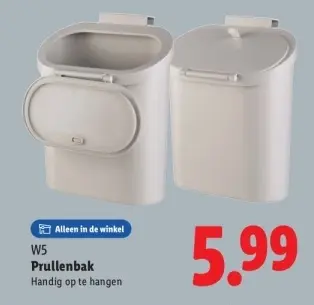 Aanbieding: Prullenbak