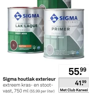 Aanbieding: Sigma houtlak exterieur
