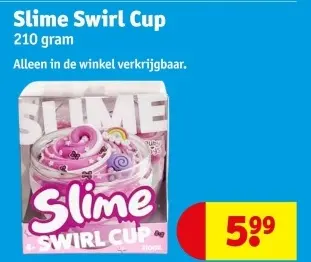 Promotie: Slime Swirl Cup