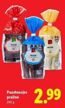 Aanbieding: Paashaasjes praliné