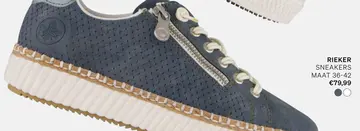 Aanbieding: Rieker Sneakers blauw Synthetisch