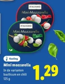 Aanbieding: Mini mozzarella