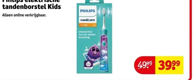 Aanbieding: elektrische tandenborstel Kids