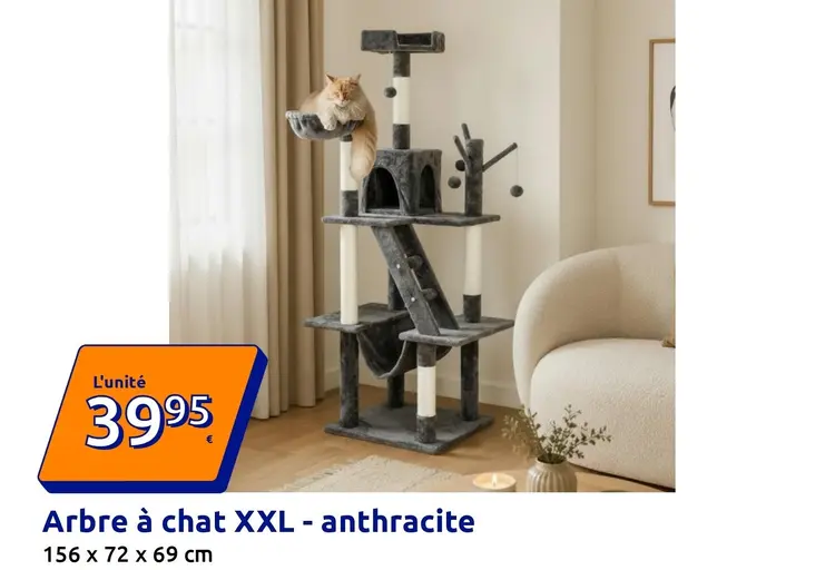 Offre: Arbre à chat XXL - anthracite