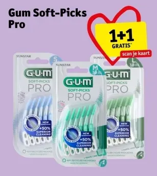 Promotie: Gum Soft-Picks Pro