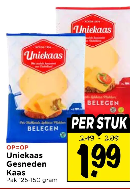 Aanbieding: Gesneden Kaas