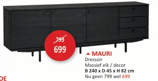 Promotie: Mauri Dressoir