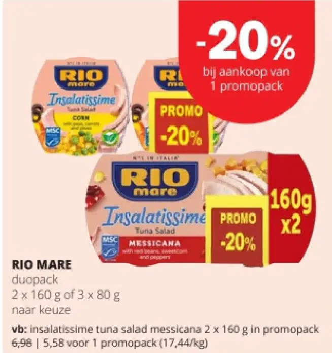 Promotie: Rio Mare Duopack