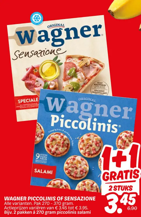 Aanbieding: Wagner piccolinis of sensazione