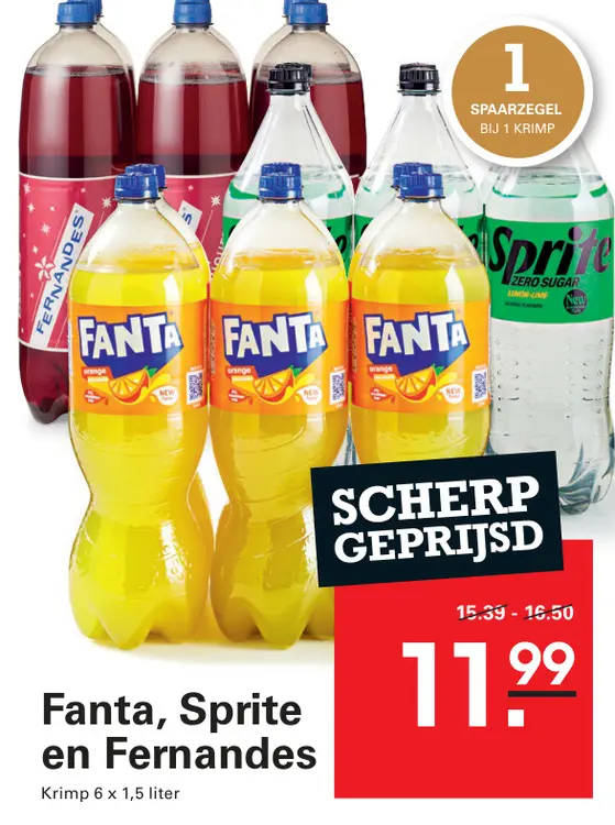 Aanbieding: Fanta, Sprite en Fernandes