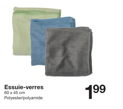 Offre: Essuie-verres