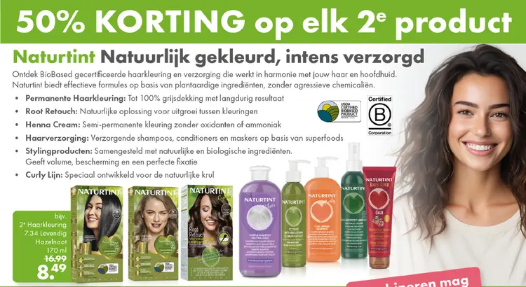 Aanbieding: Haarkleuring 7.34 Levendig Hazelnoot