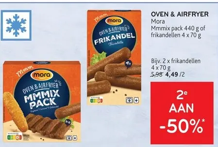 Promotie: OVEN & AIRFRYER Frikandel / Mmmix pack