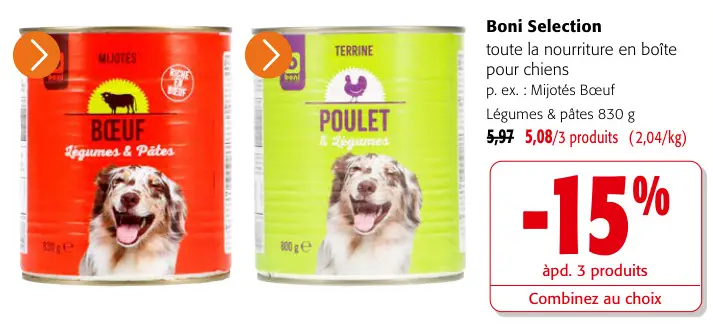 Offre: Mijotés Boeuf Légumes & Pâtes