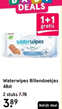 Aanbieding: Waterwipes Billendoekjes