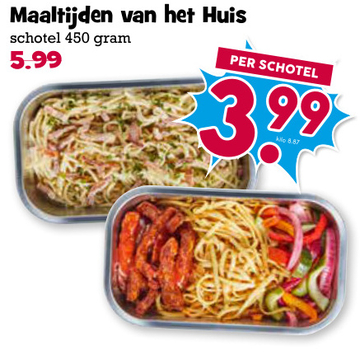 Aanbieding: Maaltijden van het Huis