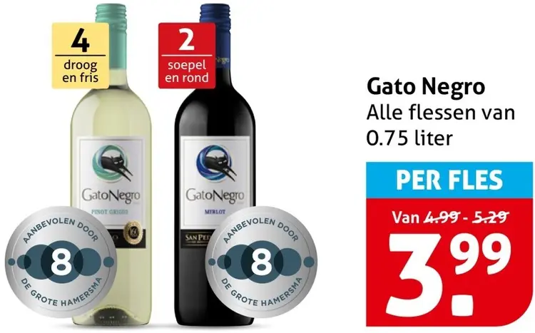 Aanbieding: Gato Negro Wijn