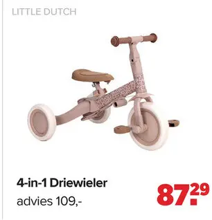 Aanbieding: 4-in-1 Driewieler