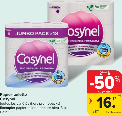 Offre: Papier-toilette