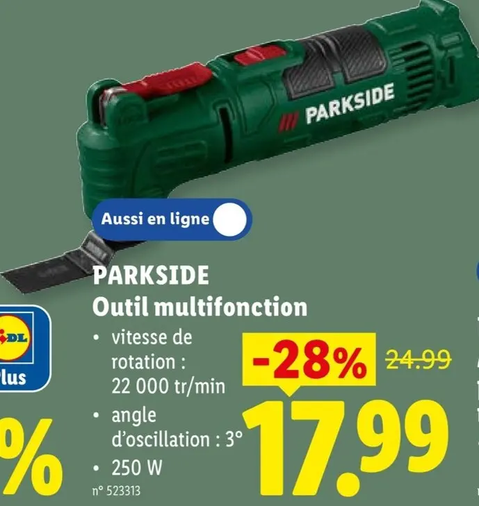Offre: Outil multifonction